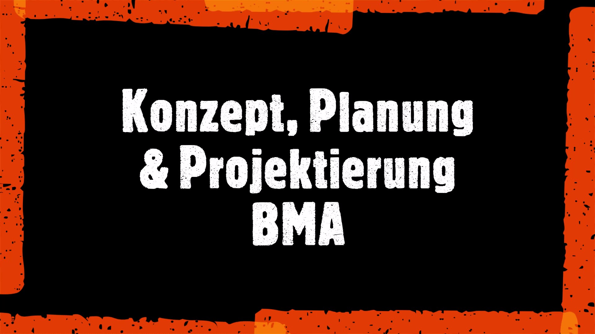 BMA Konzept, Planung Video