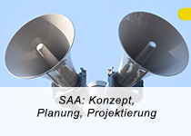 SAA Konzept, Planung, Projektierung nach DIN 14675