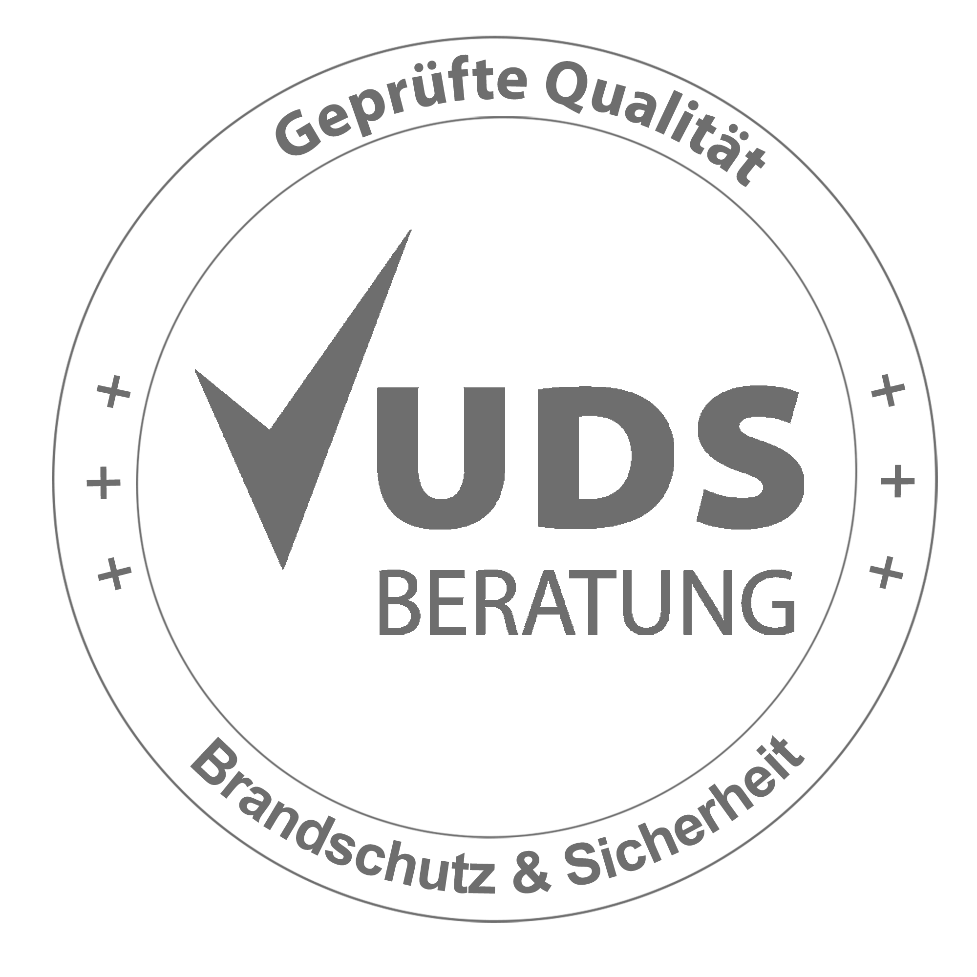 UDS Beratung Siegel geprüfte Qualität Brandschutz & Sicherheit